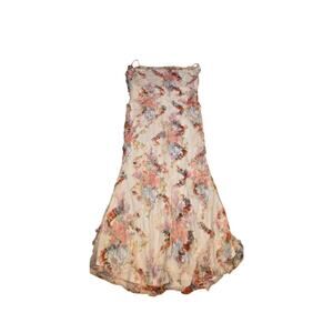 PrettyLittleThing Plus Floral Textured Maxi Dress – Size 14 – 60” Length